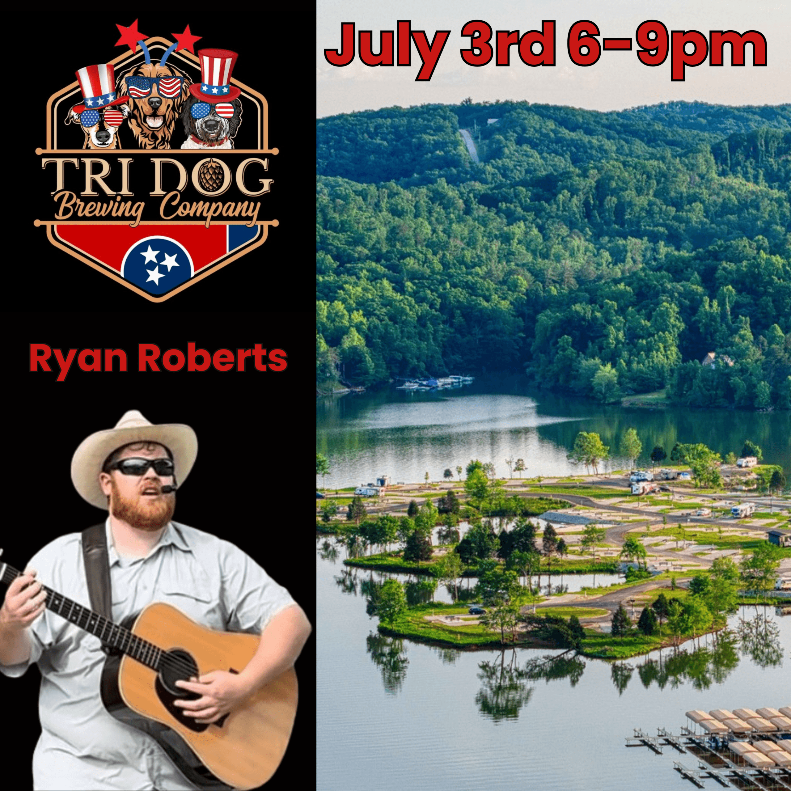 Live Music - Ryan Roberts & Tri-Dog Brewery